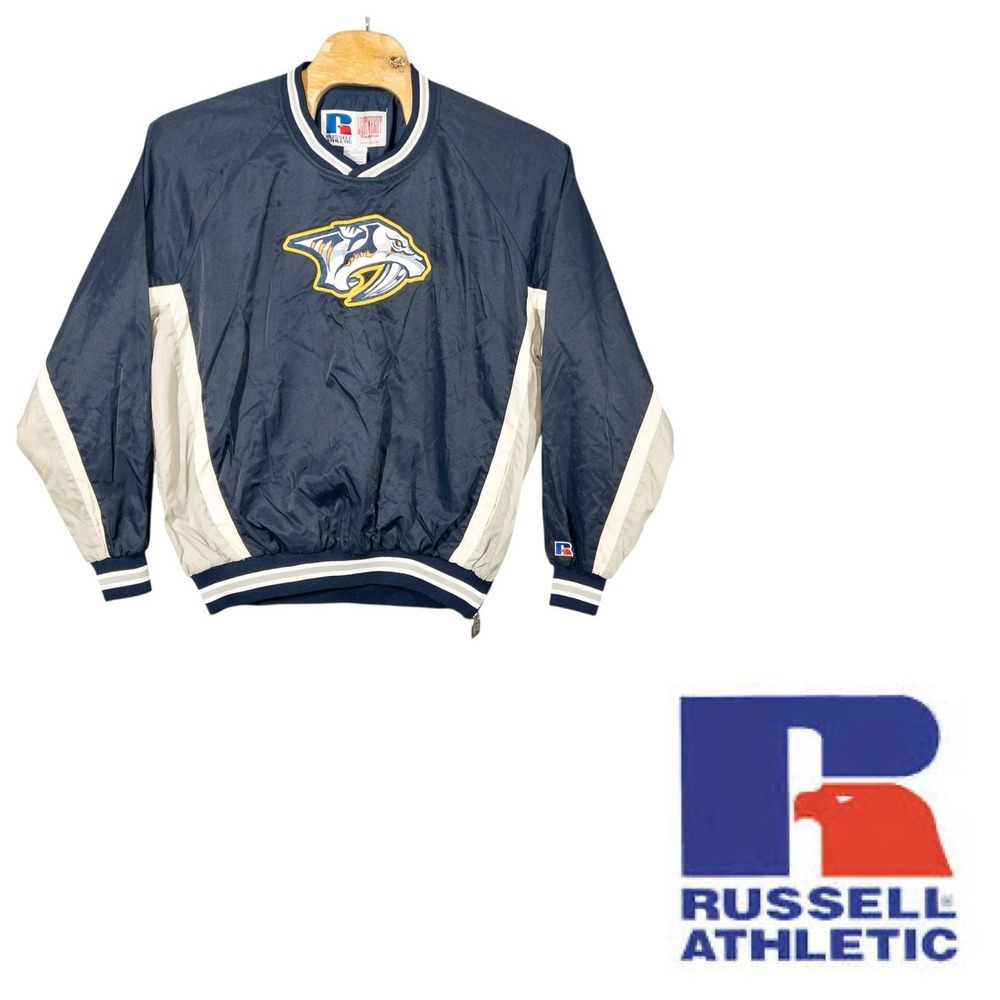Russell Athletic Nashville Predators Nylon All Weather NHL‎ Jacket Mens XL